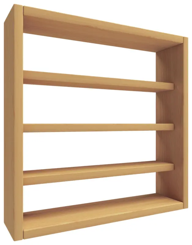 K&uuml;chenregal Esaldi S ca. 40x40 cm Buchefarben