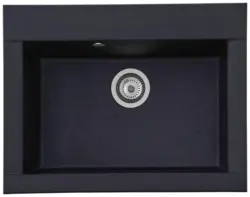 Einbausp&uuml;le Ohio ca. 66x21x50 cm Schwarz