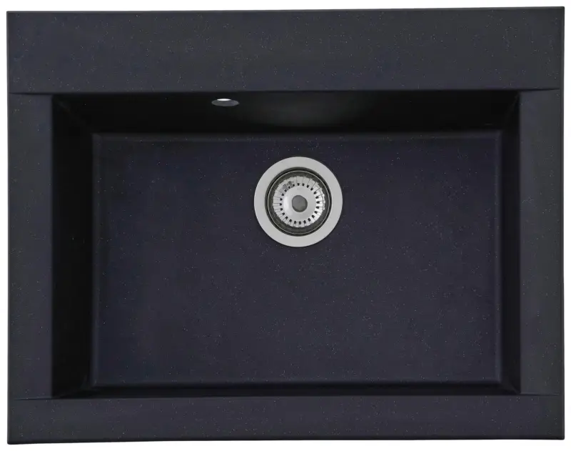 Einbausp&uuml;le Ohio ca. 66x21x50 cm Schwarz