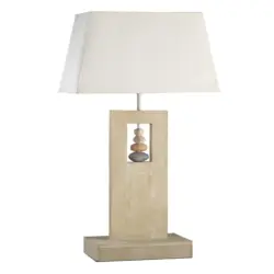 Tischleuchte Miriel Beige max. 22 Watt