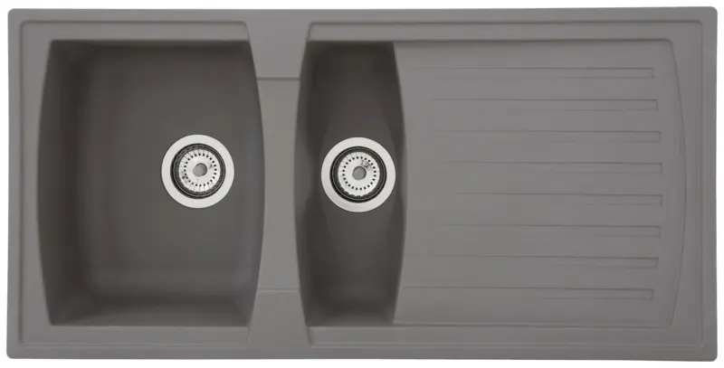 Einbausp&uuml;le Boston ca. 100x20x50 cm Grau