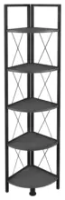 m&ouml;max Dornbirn - Ihr Trendm&ouml;belhaus in Dornbirn Eckregal INSASI 5 Anthrazit ca. 34x160x34 cm