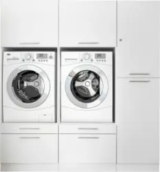 Hauswirtschaftsraum Clara Wei&szlig; B: ca. 184,8 cm