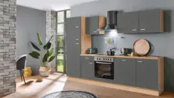 K&uuml;chenblock Artisan-Classic Grau B: ca. 280 cm