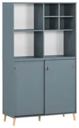 Aktenschrank Set U1000R Petrol ca. 100,1x174,2x41cm