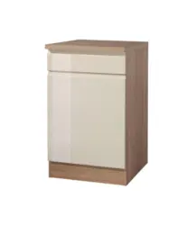 K&uuml;chenunterschrank "Cardiff" Creme/Eiche