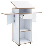 m&ouml;max Stehpult Salia Honigeiche/Wei&szlig;