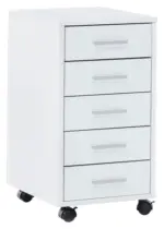 m&ouml;max Rollcontainer Lisa ca. 33x63x38 cm Wei&szlig;