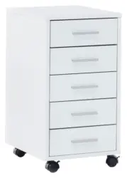 Rollcontainer Lisa ca. 33x63x38 cm Wei&szlig;