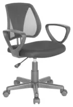 m&ouml;max Jugenddrehstuhl Kiddy Cd ca. 58x75-92x45 cm Schwarz