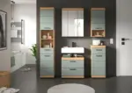 m&ouml;max Badezimmer Scout 5-tlg. ca. 134 cm Salbeigr&uuml;n