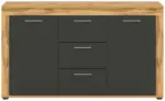 m&ouml;max Sideboard Jam ca. 125x80x35 cm Eiche/Grau