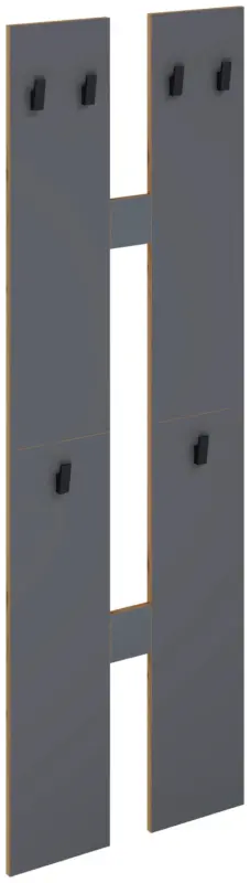 Wandgarderobe SALIA M Anthrazit ca. 57x140x20 cm