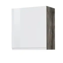 K&uuml;chenoberschrank "Cardiff" Wei&szlig;/Eiche