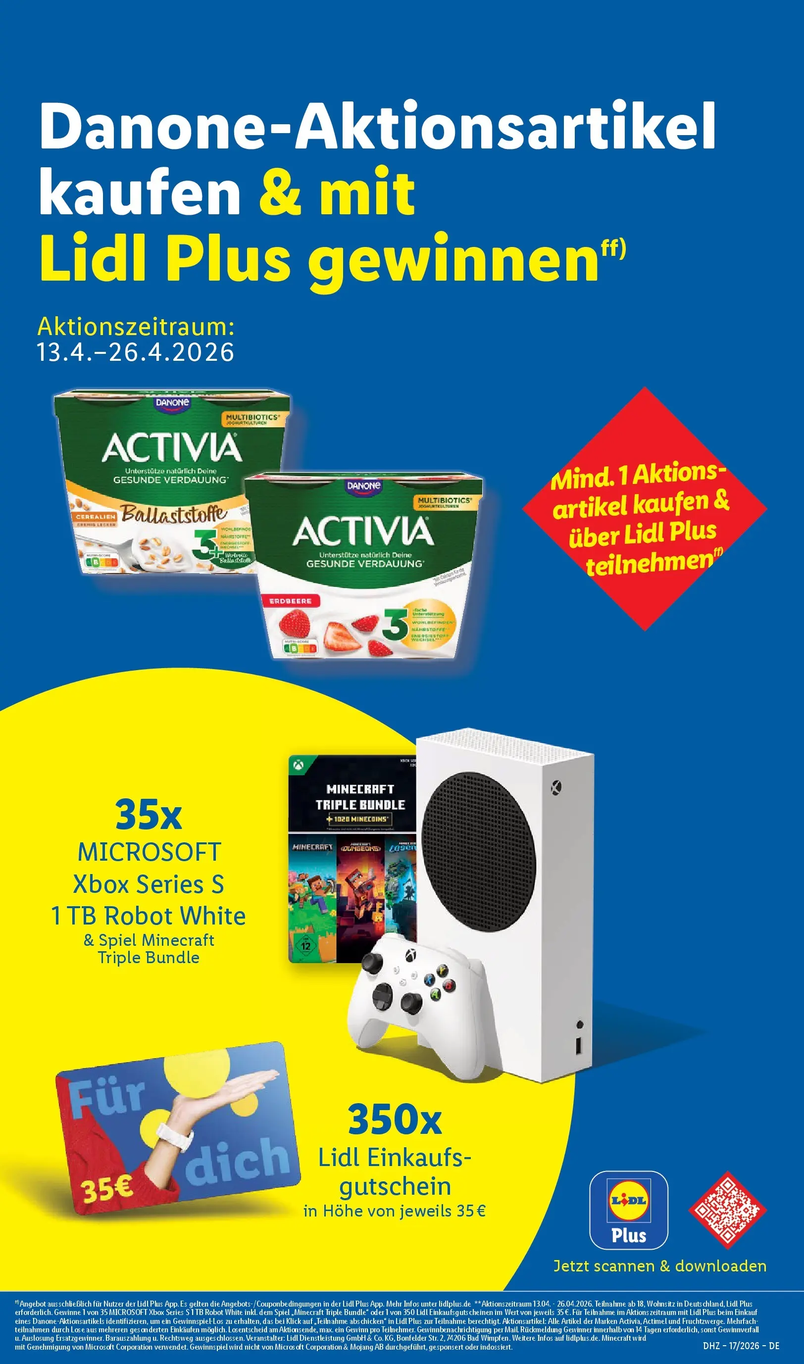 Lidl Prospekt Zülpich (ab 19.04.2026) zum Blättern » Angebote | Seite: 15 | Produkte: Xbox, Spiel, Actimel, Bad