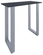 m&ouml;max Bartisch Xona Anthrazit Silber ca.110x102x50cm