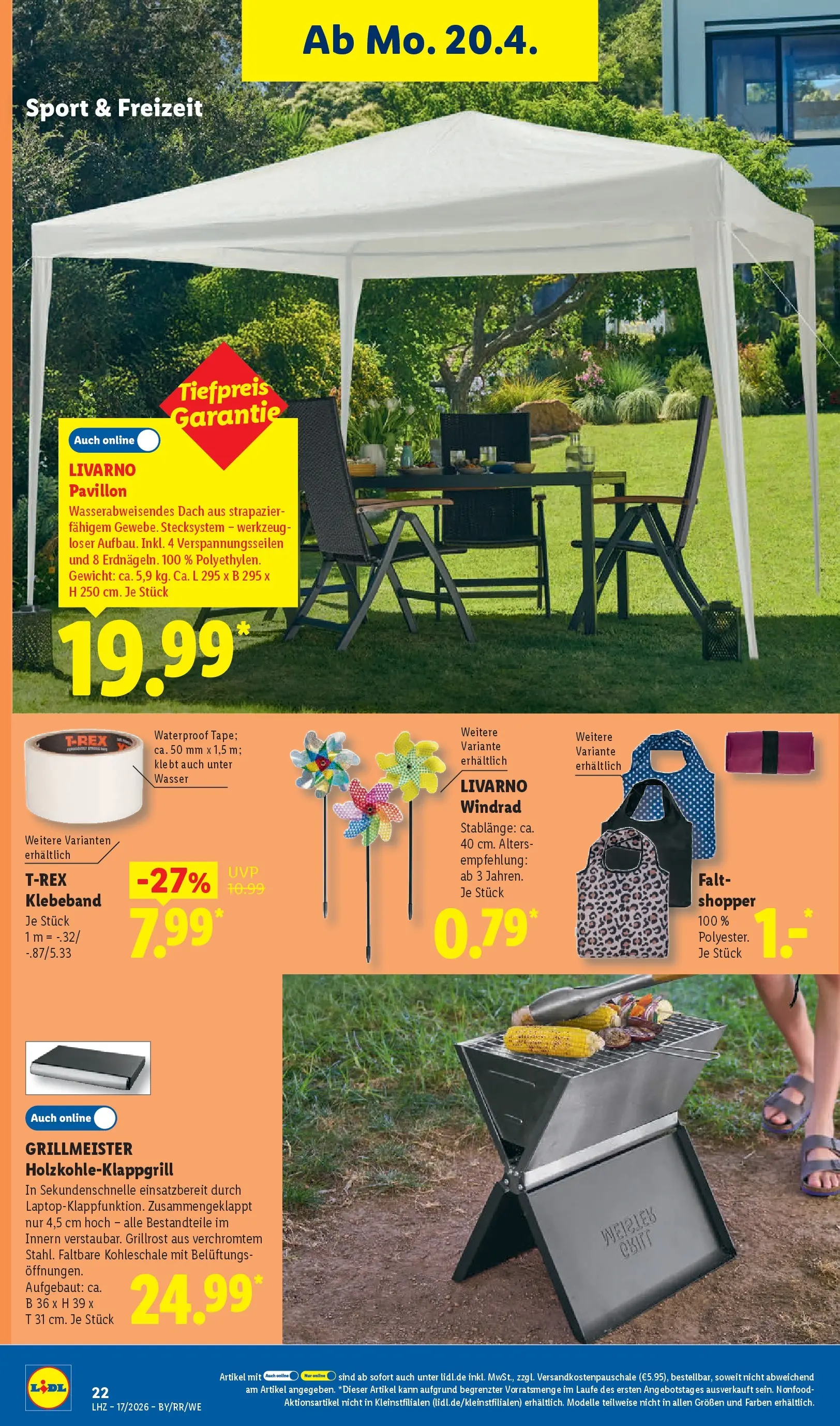 Lidl Prospekt Zülpich (ab 19.04.2026) zum Blättern » Angebote | Seite: 34 | Produkte: Gewicht, Wasser