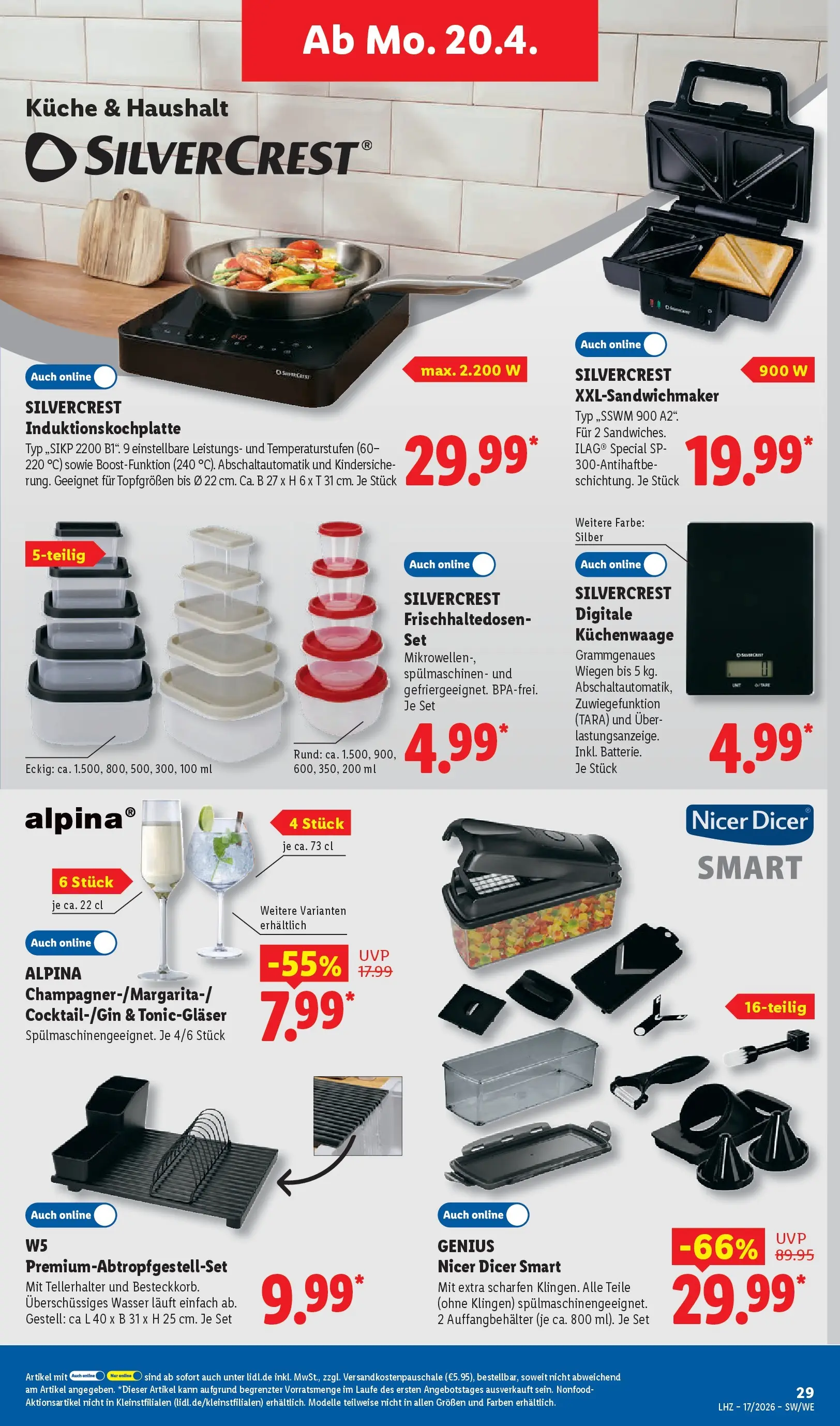 Lidl Prospekt Plettenberg (ab 19.04.2026) zum Blättern » Angebote | Seite: 47 | Produkte: Küche, Wasser