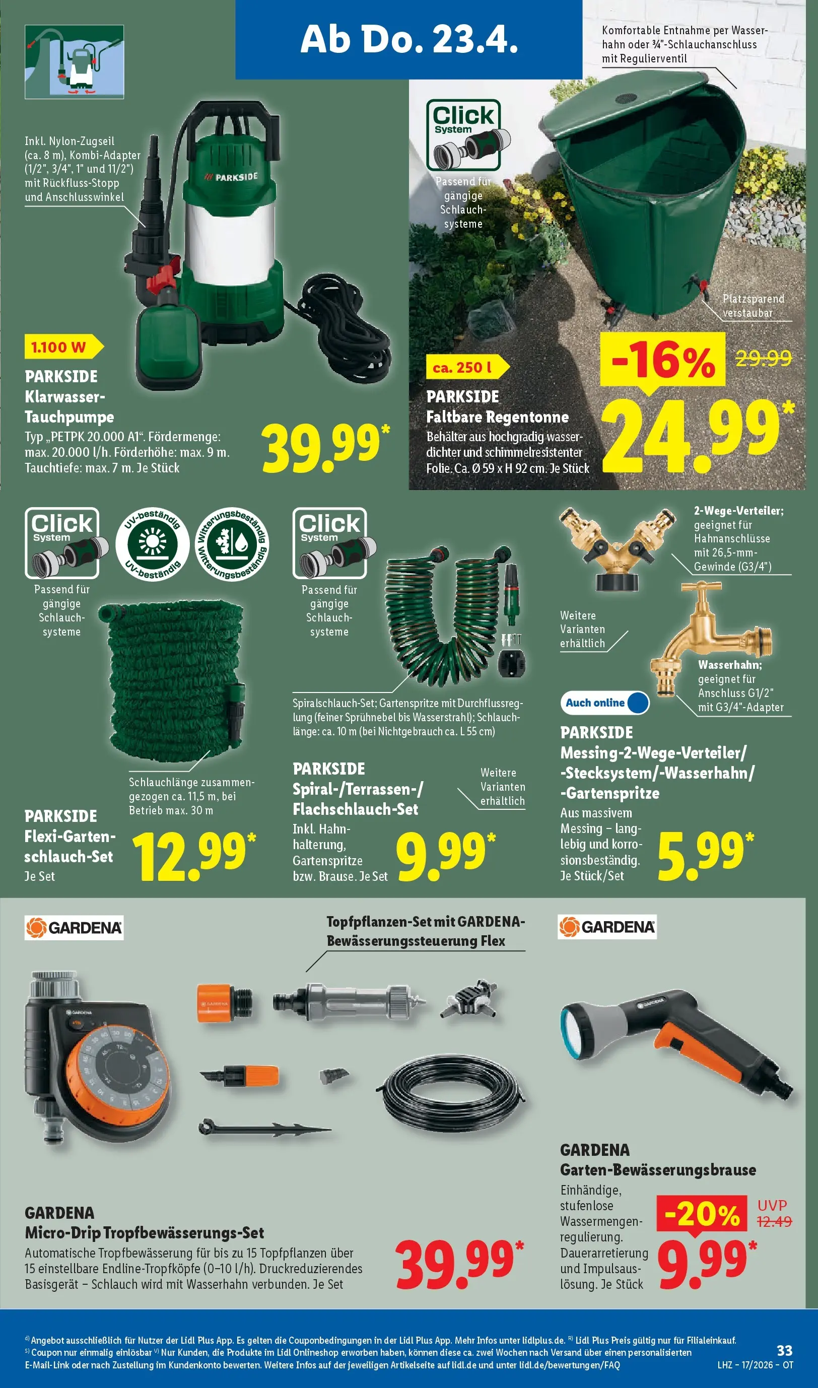 Lidl Prospekt Senftenberg (ab 19.04.2026) zum Blättern » Angebote | Seite: 51 | Produkte: Wasser