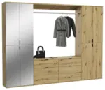 m&ouml;max Dornbirn - Ihr Trendm&ouml;belhaus in Dornbirn Garderobe Projekt X ca. 243x193 cm Artisan Eiche