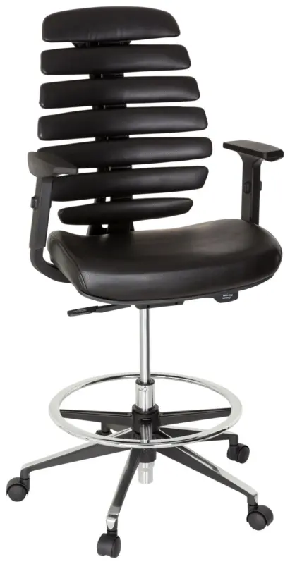 Drehstuhl Ergo Line II Work Schwarz