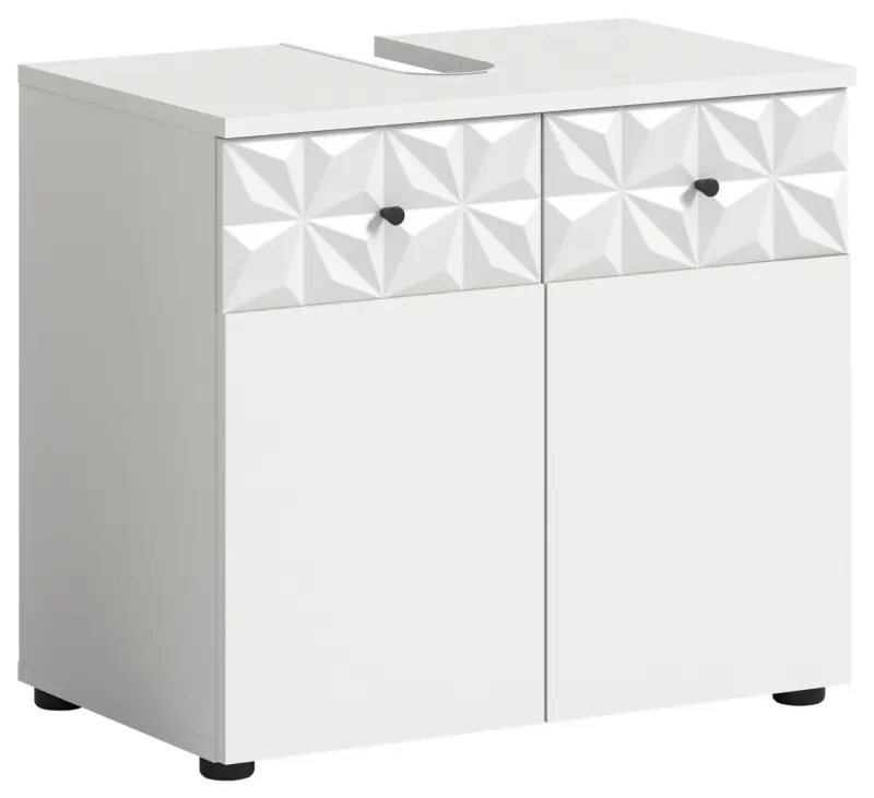 Waschbeckenunterschrank Prisma ca. 60x54x37 cm Wei&szlig;