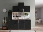 m&ouml;max Dornbirn - Ihr Trendm&ouml;belhaus in Dornbirn Minik&uuml;che Oliver mit Ger&auml;ten ca. 180 cm Schwarz