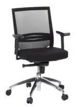 m&ouml;max Drehstuhl Porto Pro Schwarz ca. 59x108x49cm