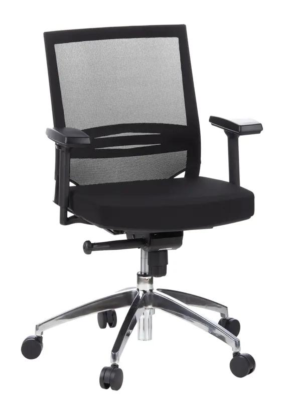 Drehstuhl Porto Pro Schwarz ca. 59x108x49cm