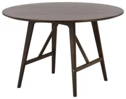 Esstisch Kaseidon &Oslash; ca. 100 cm Dunkelbraun