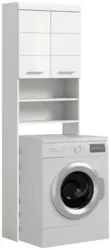 Waschmaschinenschrank SCOUT Wei&szlig;/Hochglanz ca.63x191x24cm