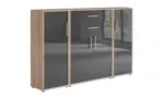 m&ouml;max Aktenschrank Office Edition Sw Set 16 Eiche/Anthrazit