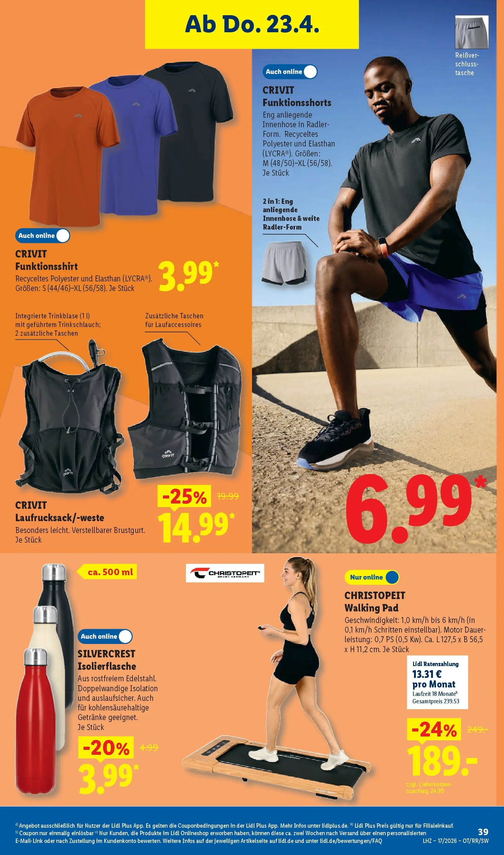 Lidl Prospekt Grimma (ab 19.04.2026) zum Blättern » Angebote | Seite: 57 | Produkte: Tasche, Walking, Radler