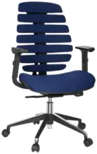 m&ouml;max Drehstuhl Ergo Line II Blau/Schwarz