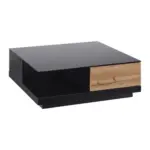 m&ouml;max Couchtisch Nevio Schwarz/Eichenfarben MDF