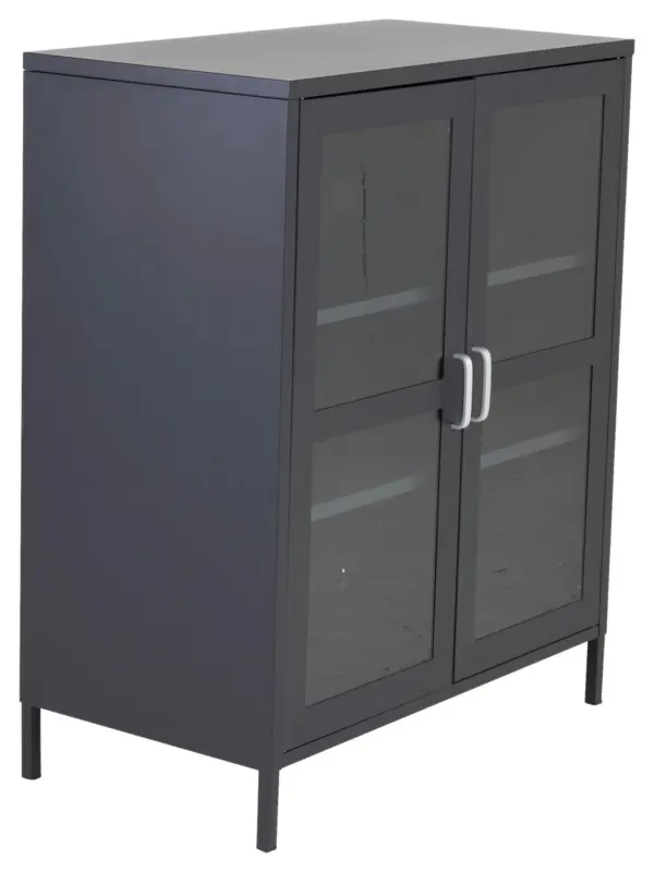 Sideboard Acero Schwarz ca. 80x97x43cm