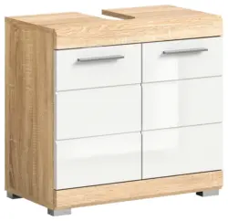 Waschbeckenunterschr. Lambada Sonoma Eiche/Wei&szlig;