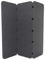 Trennwand Flexmiut Grau ca. 180x160x2,5cm