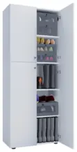 M&ouml;belix Schuhschrank Lona ca.70x182x37cm Wei&szlig;
