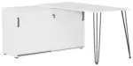 m&ouml;max Eckschreibtisch Ekko Wei&szlig;/Schwarz