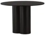 m&ouml;max Esstisch Olivia &Oslash; ca. 110 cm Schwarz