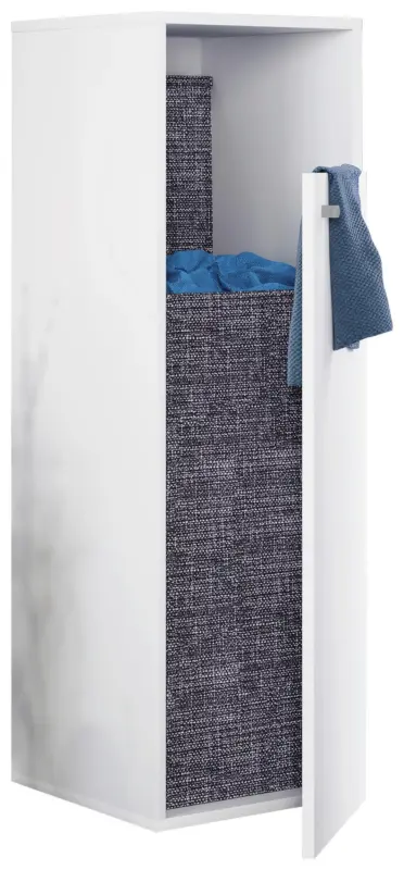 Midischrank Dreso XL ca. 40x110x39 cm Wei&szlig;