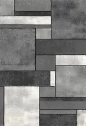 Webteppich Brilliance Grau ca. 60x110cm