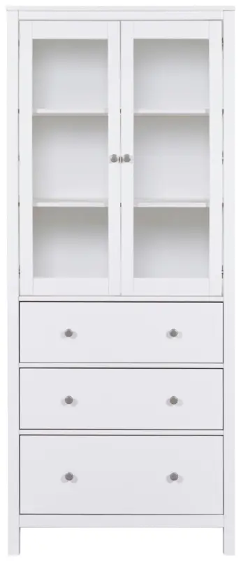 Vitrine Chilly Home ca. 82x197x40 cm Wei&szlig;