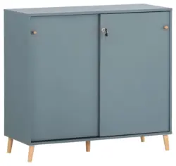Aktenschrank Serie 500 Blau ca. 100,1x92,6x41cm