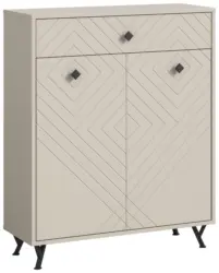 Schuhschrank Notes ca. 80x100x35 cm Sandbeige