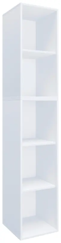 Aktenschrank Lona in Wei&szlig;, 5-fach