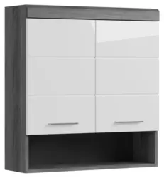 H&auml;ngeschrank Scout ca. 74x79 cam Anthrazit/Wei&szlig;