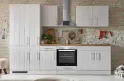 K&uuml;chenleerblock Anton ohne Ger&auml;te Wei&szlig;/Eiche