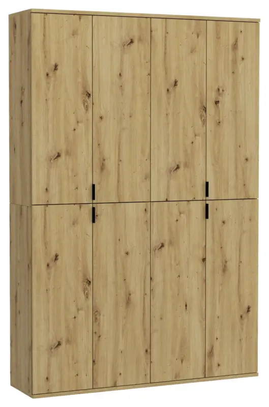 Garderobenschrank Projekt X ca. 122x193 cm Eiche Artisan